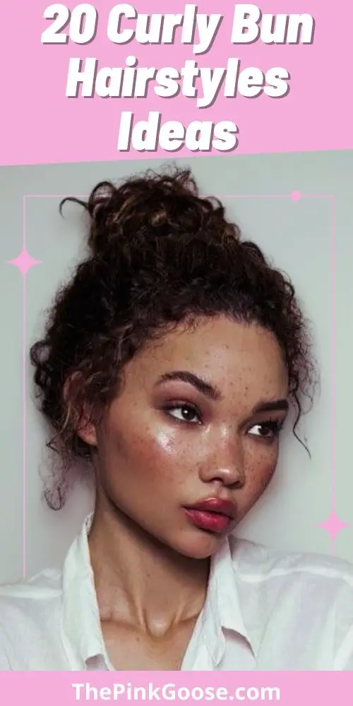Hairstyles With Curly Buns For Work