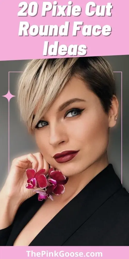 Pixie Cut Round Face For Thick Hair