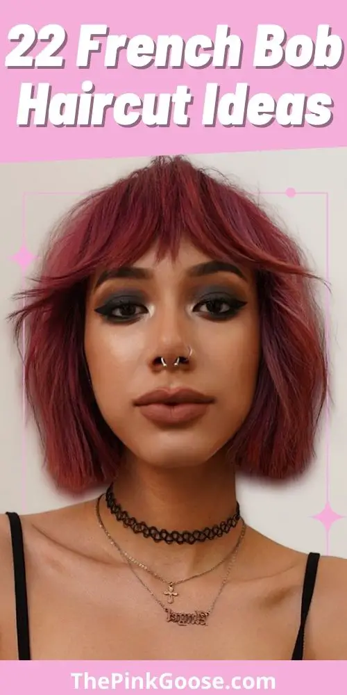 French Bob Haircut For Colored Hair