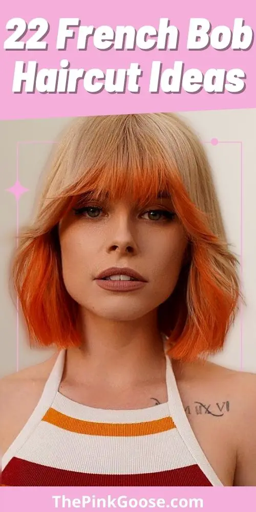 French Bob Haircut For Colored Hair
