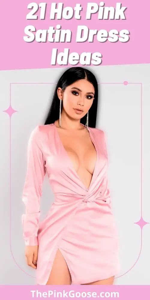 Hot Pink Satin Cocktail Dresses