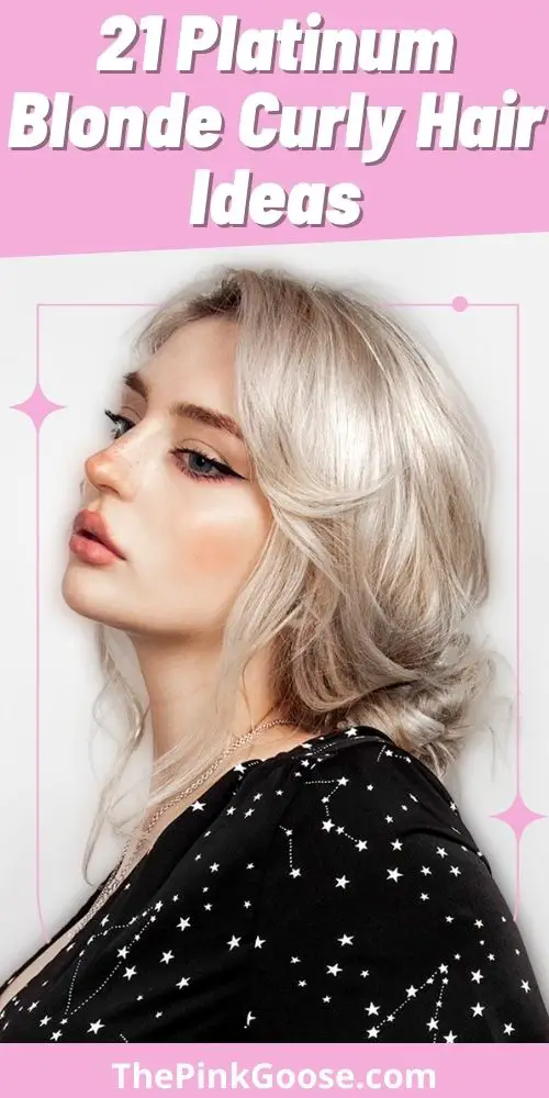 Short Platinum Blonde Curly Hair
