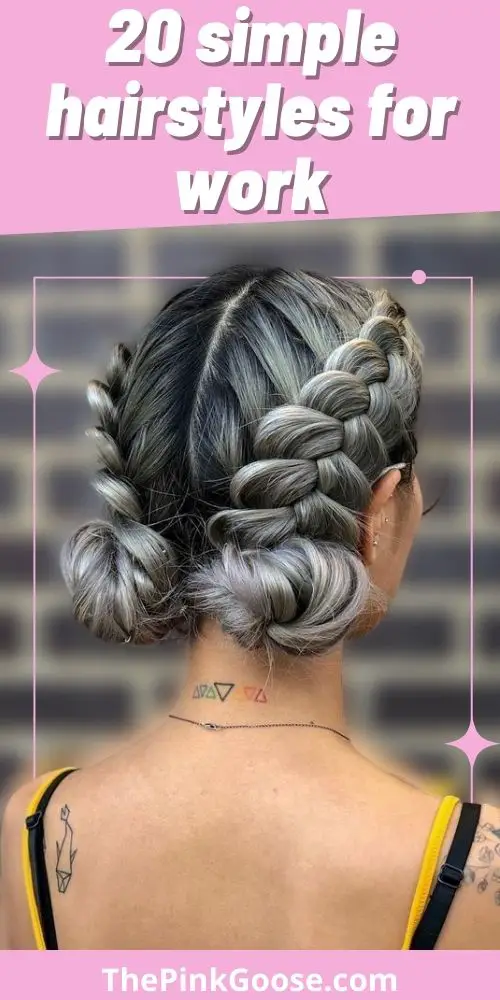 Simple Hairstyles for Work with a Braid