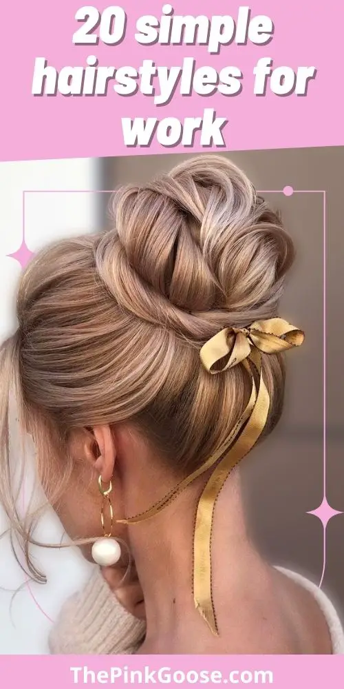 Simple Hairstyles to Work with a Bun