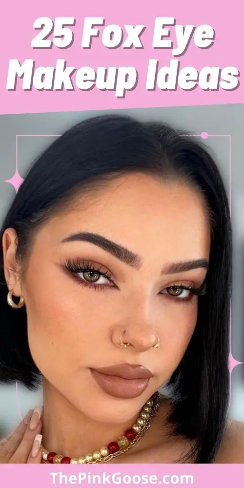 Fox Eye Makeup with Shading