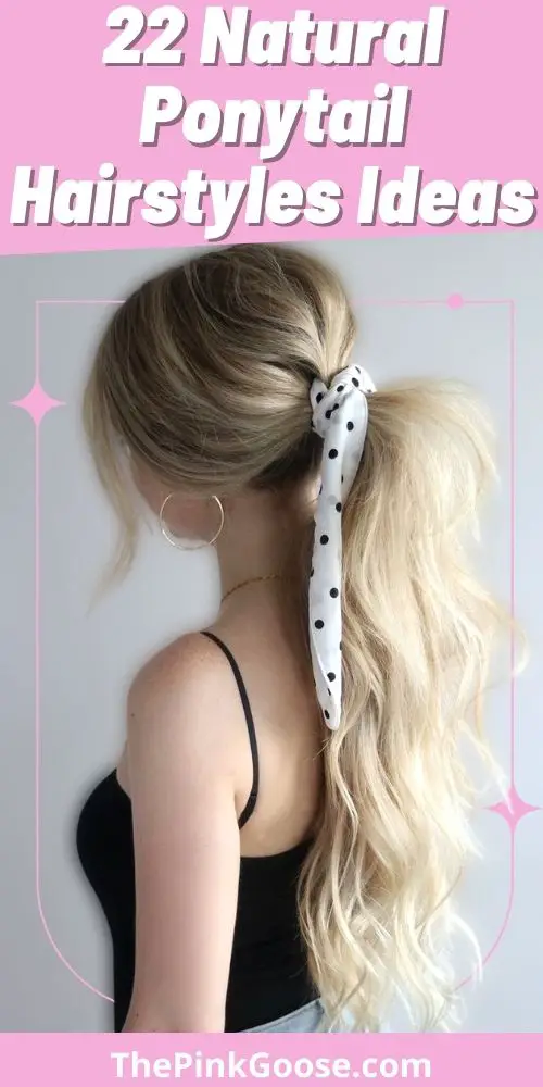 Natural Ponytail Hairstyles for Wavy Hair