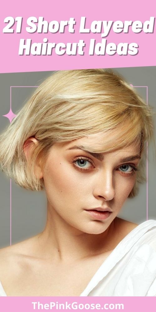 Short Layered Haircut for Blondes