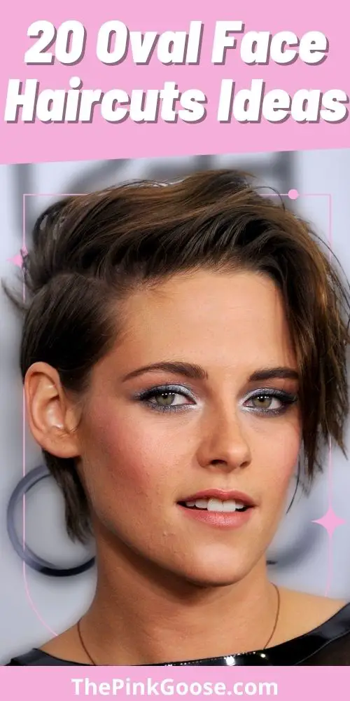 Brunette Haircuts for Oval Faces
