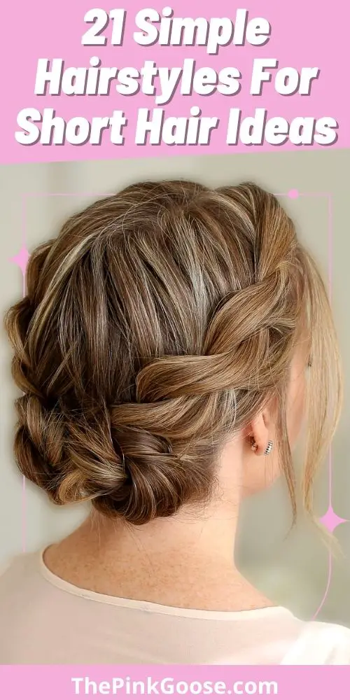 Simple Hairstyles for Short and Wavy Hair 