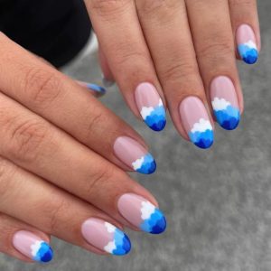 Nail Art Designs for Blue Summer Nails 2023 - 19 ideas