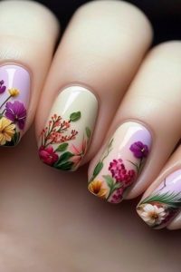 Summer Nails 2023: Flowers - 21 Ideas