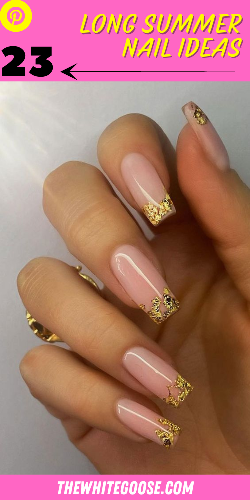 23 Gorgeous Long Summer Nail Ideas for 2023