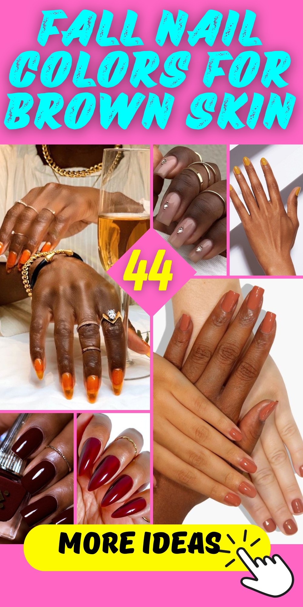 Chic Fall Nail Colors For Brown Skin Thepinkgoose Com