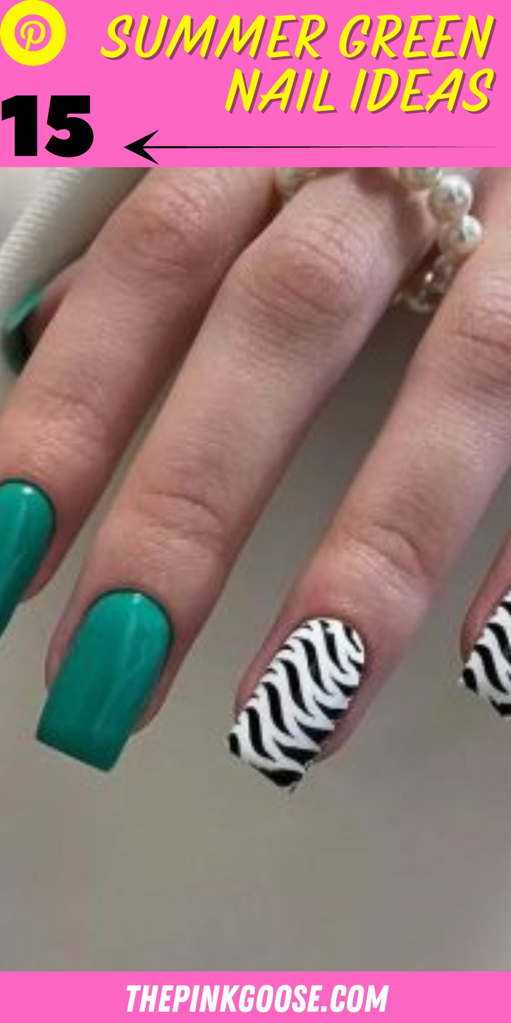 Green Nail Designs 2023 Summer 15 Ideas
