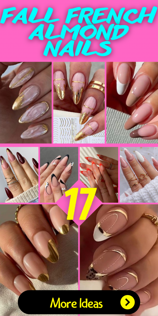 Fall French Almond Nails: 17 Ideas