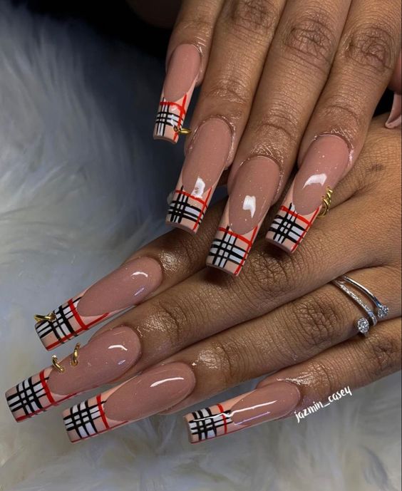 17 Gorgeous Fall Nail Ideas for Square Shape Nails