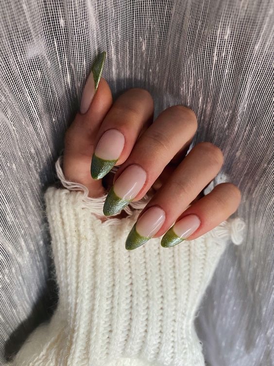 Fall French Almond Nails: 17 Ideas