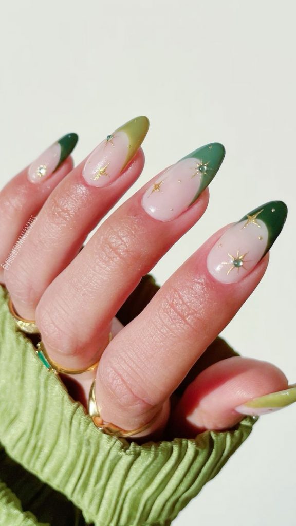 Fall French Almond Nails: 17 Ideas