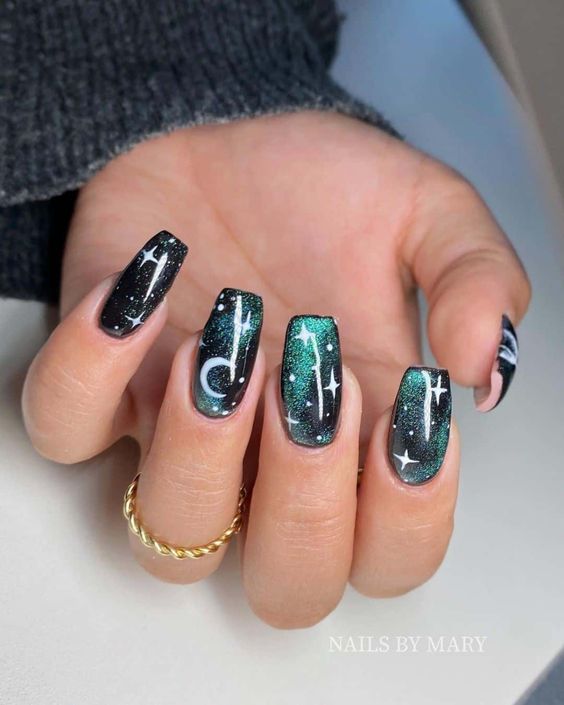 17 Gorgeous Fall Nail Ideas for Square Shape Nails