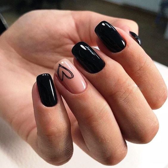 15 Short Acrylic Winter Nail Ideas for 2023-2024