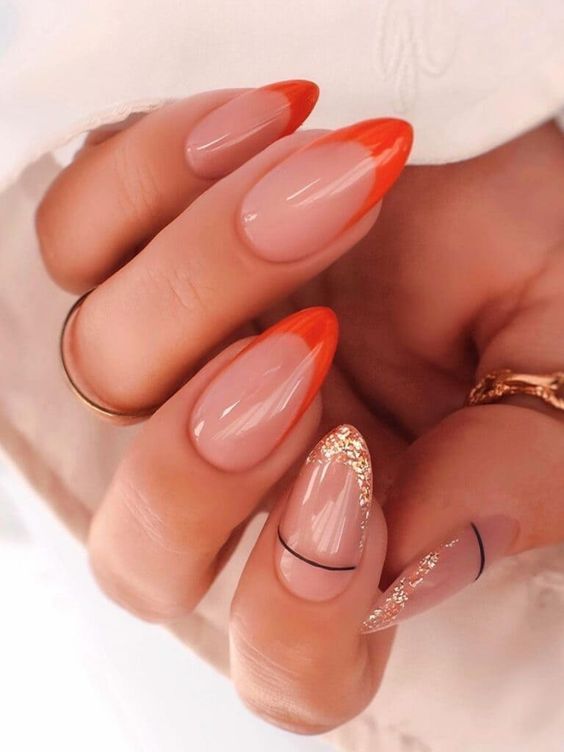 15 Vibrant Orange Nail Ideas for Winter 2023-2024