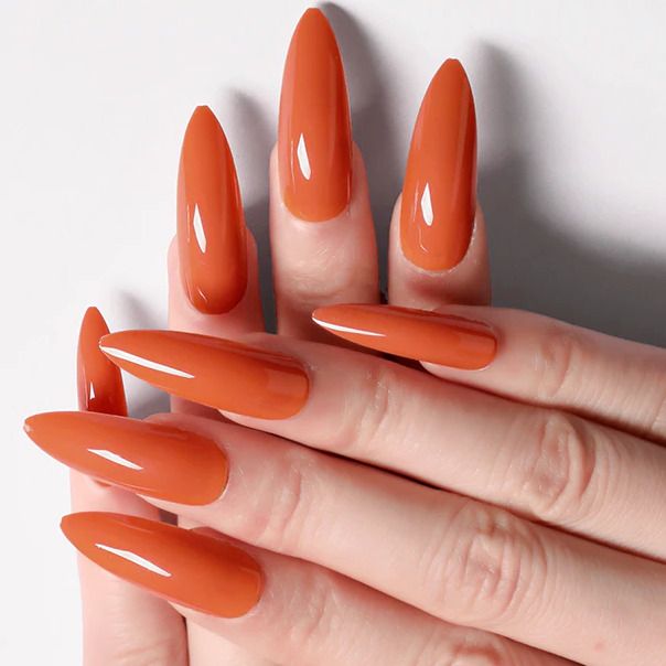 15 Vibrant Orange Nail Ideas for Winter 2023-2024