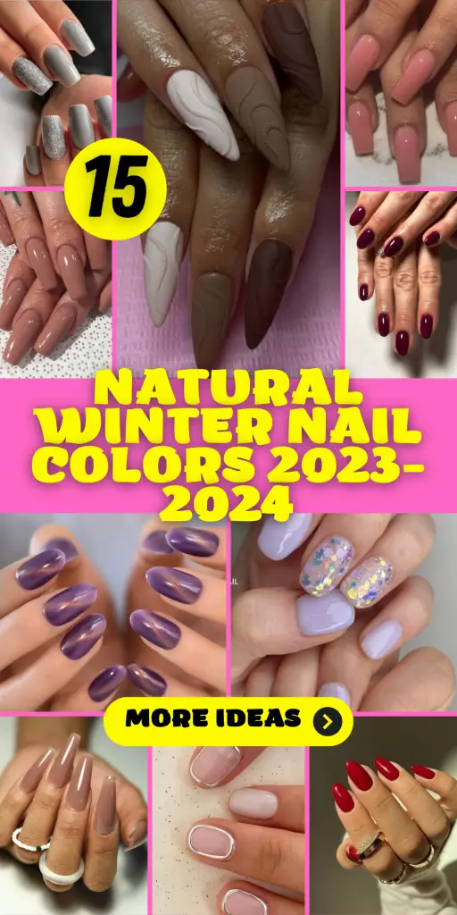 Colores naturales de uñas de invierno 2023-2024: 15 ideas atemporales