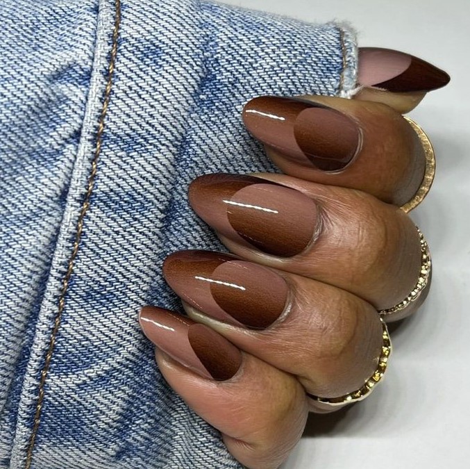 15 Winter Nail Ideas for Dark Skin Tones in 2023-2024