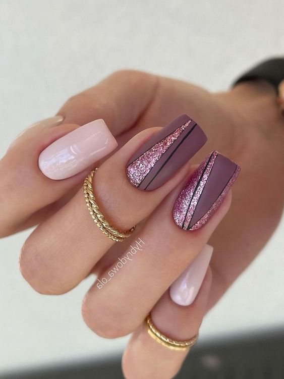 Colores de invierno de uñas cuadradas 2023-2024: 17 ideas para lograr tu look invernal