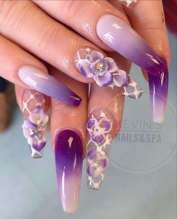 15 Gorgeous Purple Nail Ideas for Winter 2023-2024