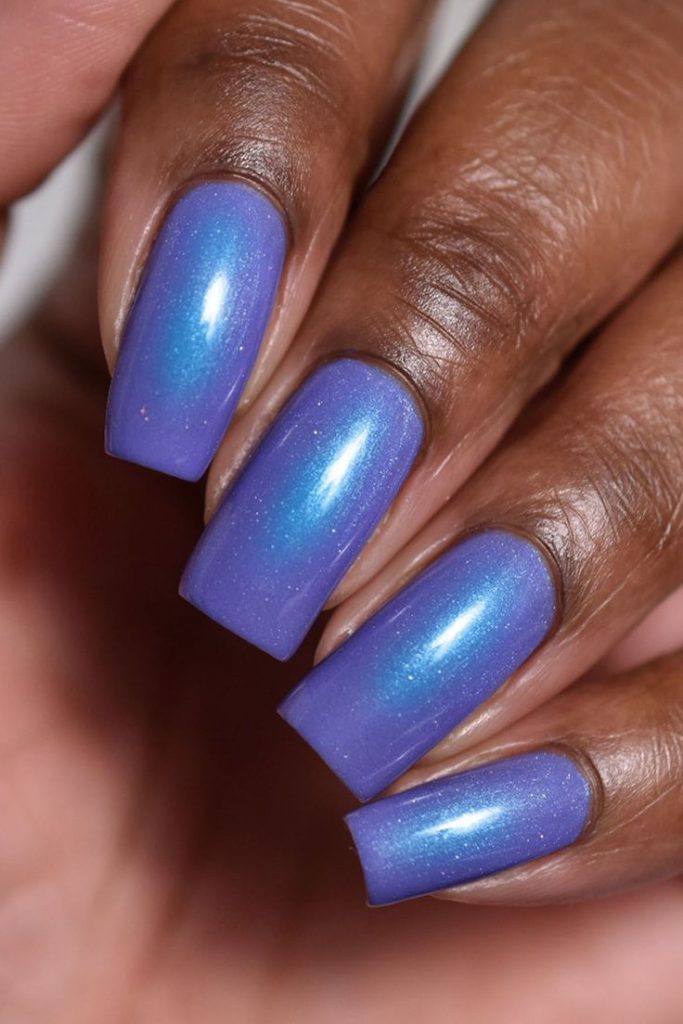 17 Stylish Blue Nail Trends for Winter 2023-2024