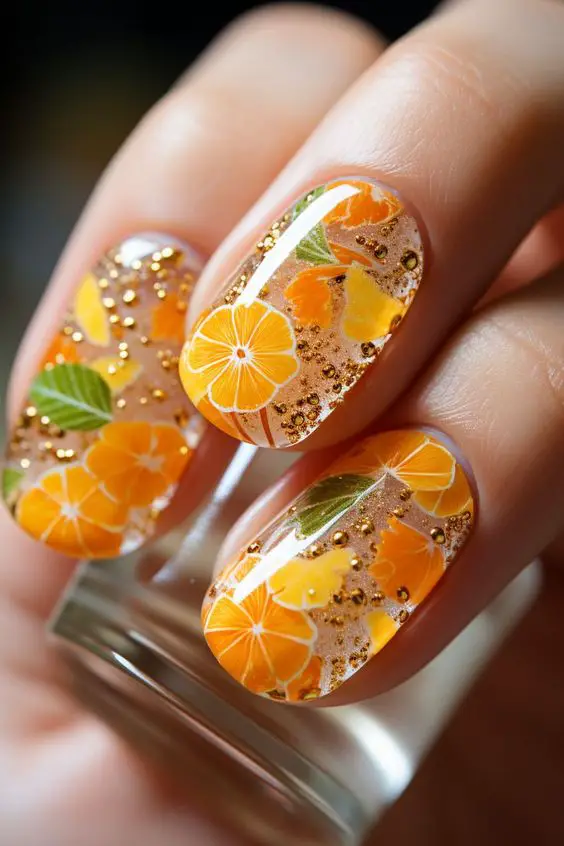 15 Vibrant Orange Nail Ideas for Winter 2023-2024