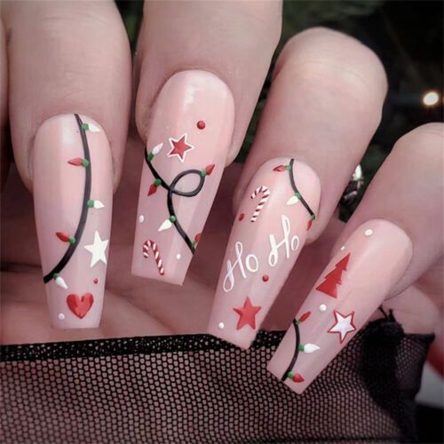 19 Festive Christmas Gel Nail Ideas for 2023