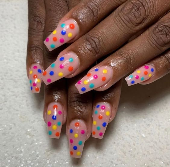 15 Winter Rainbow Nail Ideas for 2023-2024