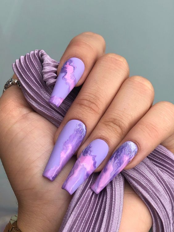 15 Gorgeous Purple Nail Ideas for Winter 2023-2024