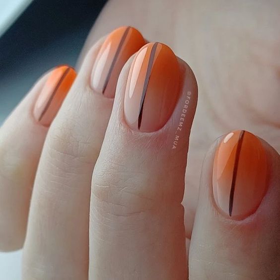 15 Vibrant Orange Nail Ideas for Winter 2023-2024