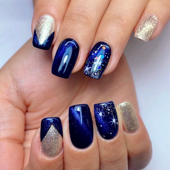 Colores de invierno de uñas cuadradas 2023-2024: 17 ideas para lograr tu look invernal