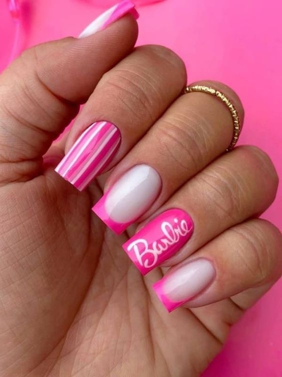 17 Pretty Pink Nail Ideas for Winter 2023-2024