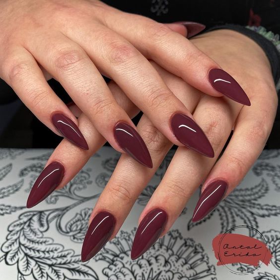 Almond Nails Winter Colors 2023-2024: 17 Trendy and Cozy Ideas