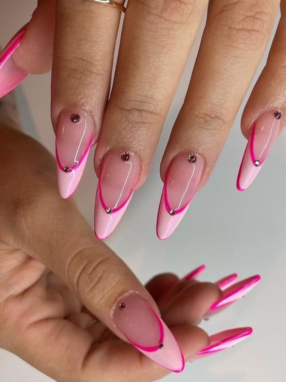 17 Pretty Pink Nail Ideas for Winter 2023-2024