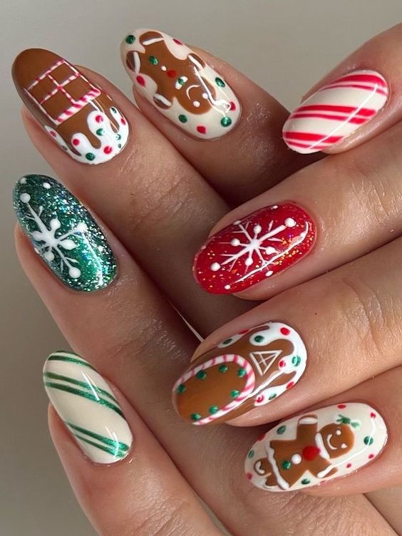 Uñas Acrílicas Cortas Invierno 2023-2024: 15 Ideas De Moda