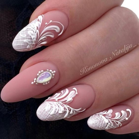 Rose Winter Nails 2023-2024: 17 Lovely Ideas