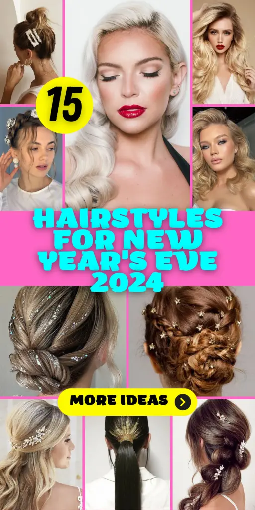 Hairstyles for New Year's Eve 2024: 15 Gorgeous Ideas to Shine on the Night
