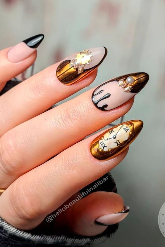 Almond New Year Nails 2024: 17 Elegant Ideas to Sparkle