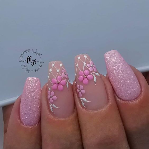 Rose Winter Nails 2023-2024: 17 Lovely Ideas