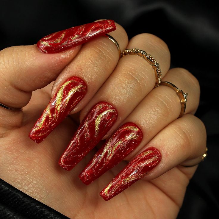 17 Gorgeous Long Christmas Nail Ideas for 2023