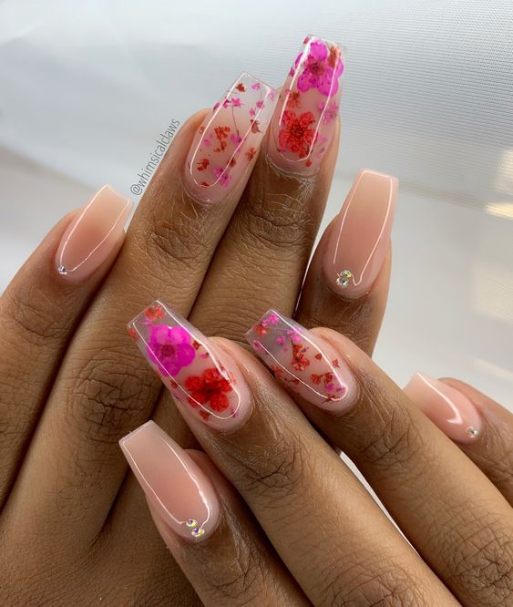 Rose Winter Nails 2023-2024: 17 Lovely Ideas