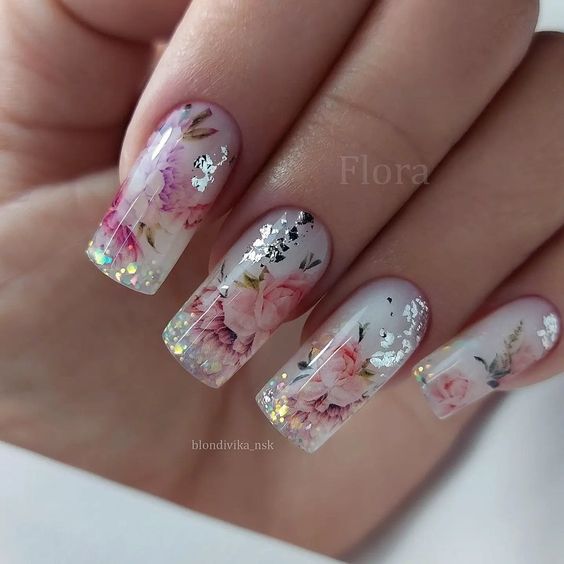 Rose Winter Nails 2023-2024: 17 Lovely Ideas