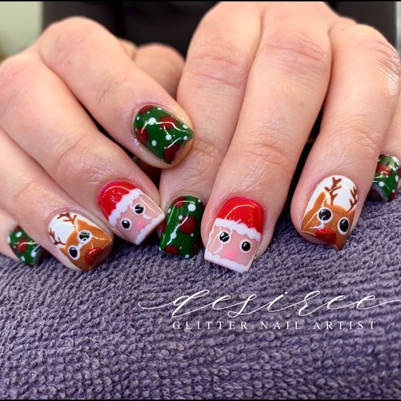 19 Creative Christmas Nail Art Ideas for 2023