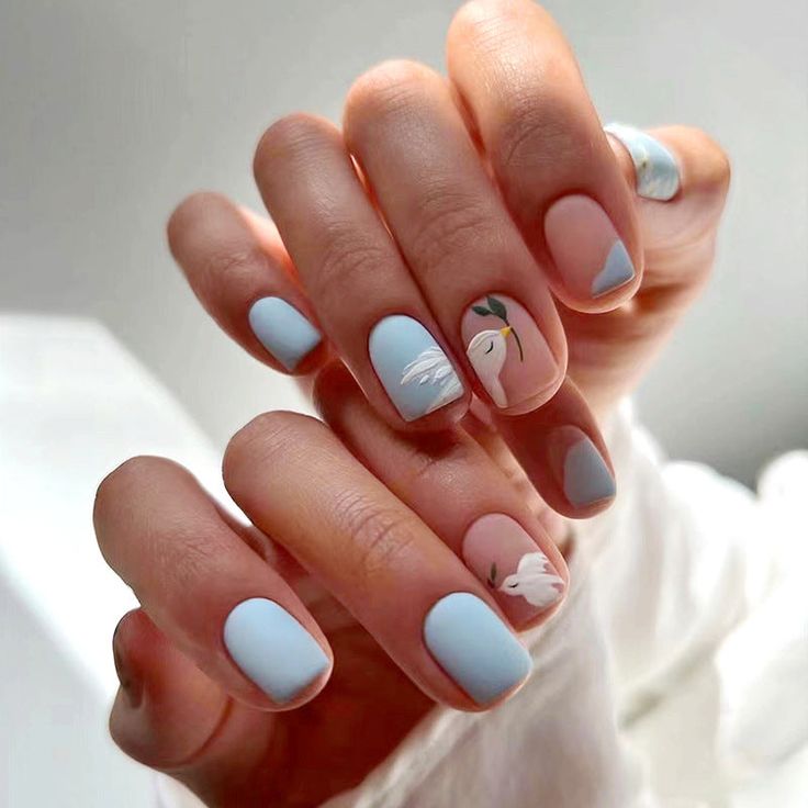 Uñas Acrílicas Cortas Invierno 2023-2024: 15 Ideas De Moda